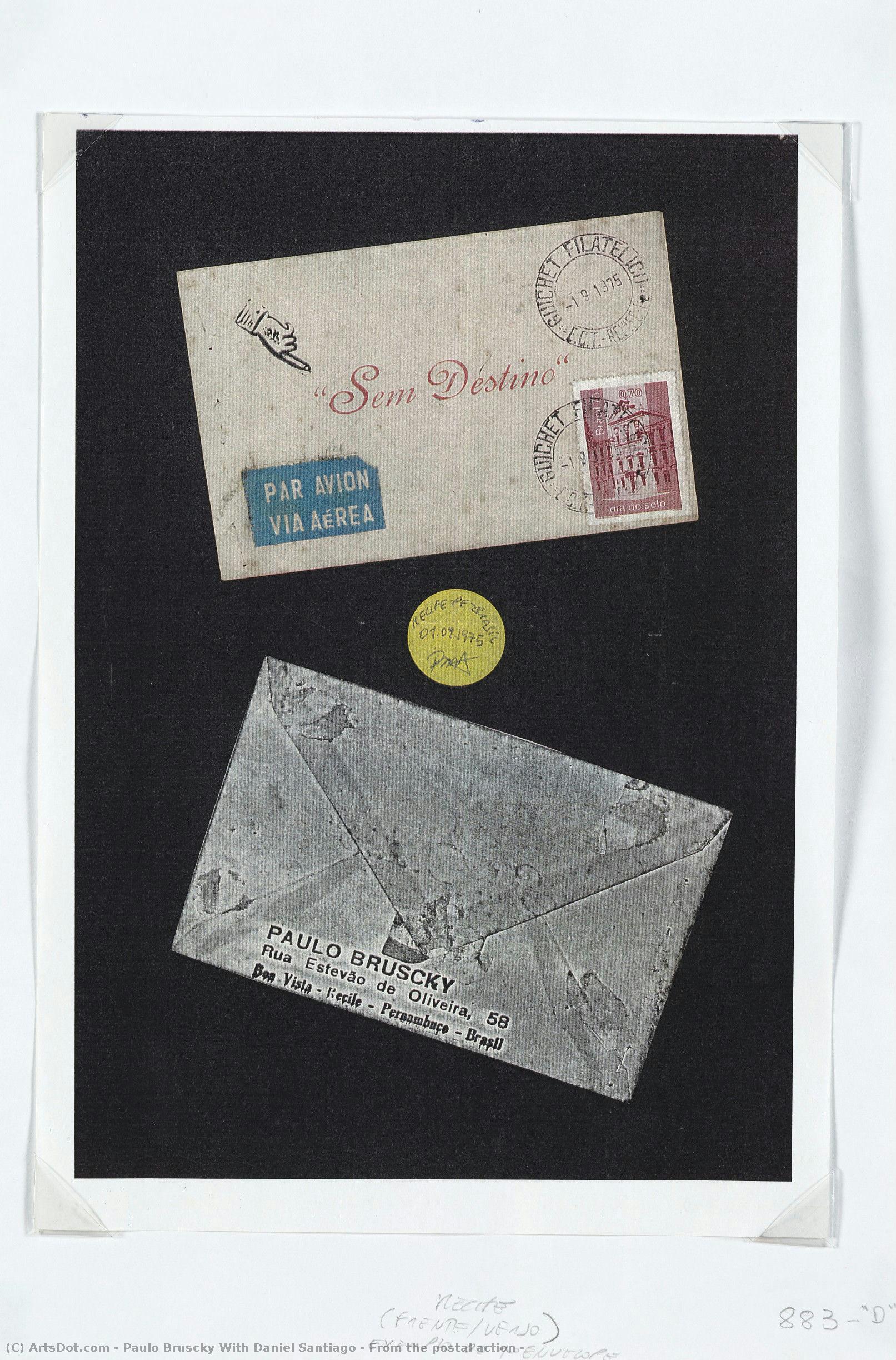 From The Postal Action — Paulo Bruscky Mit Daniel Santiago