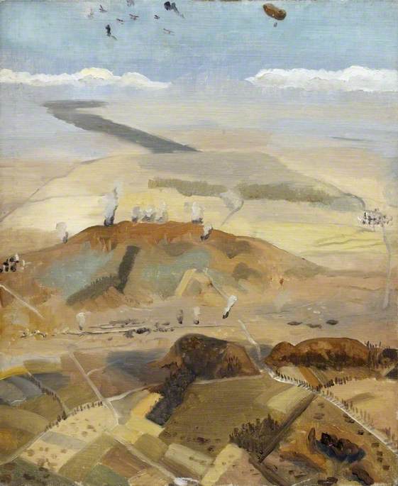 Kemmel Hill Seen From An Aeroplane — Richard Carline