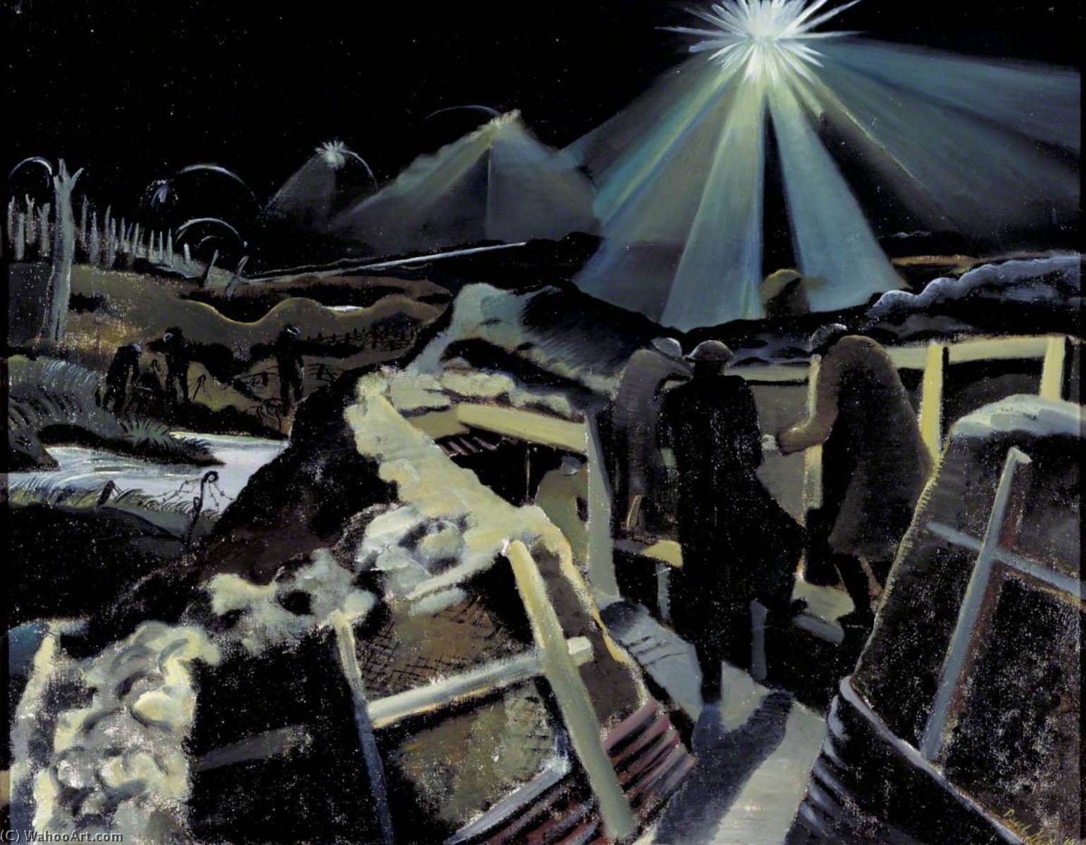 The Ypres Salient At Night — Paul Nash