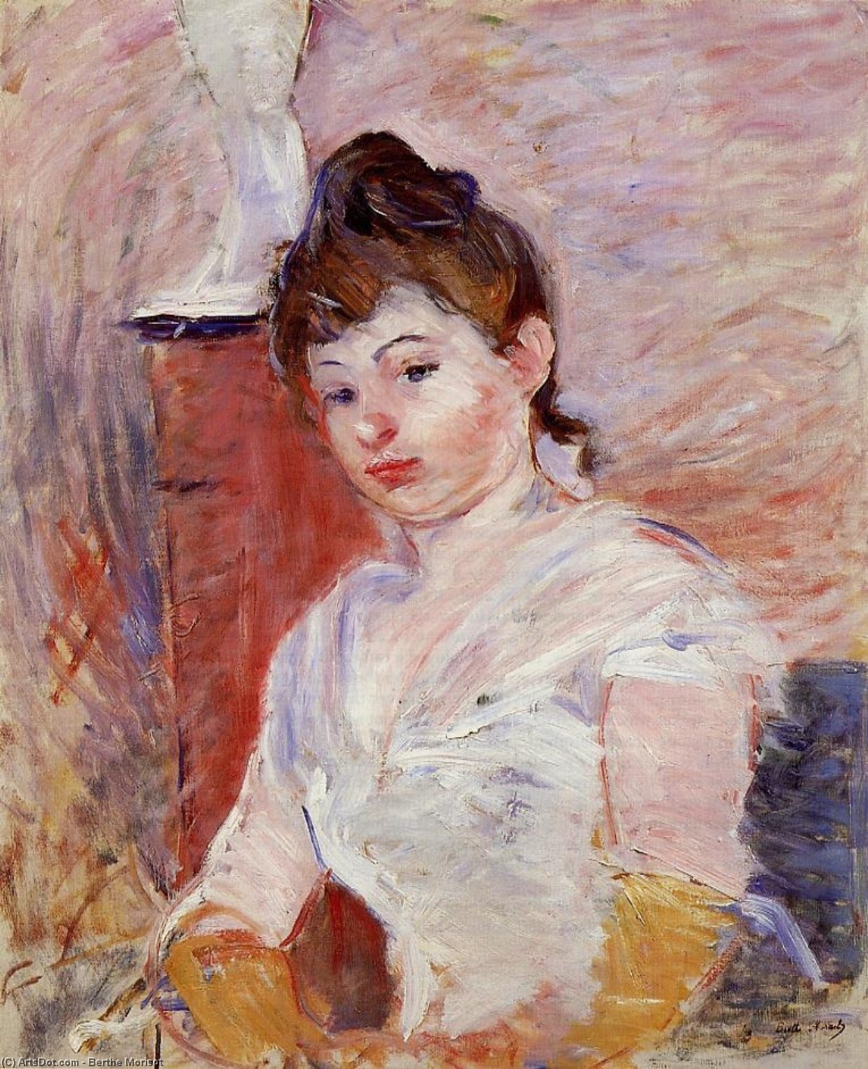Young Woman In White — Berthe Morisot