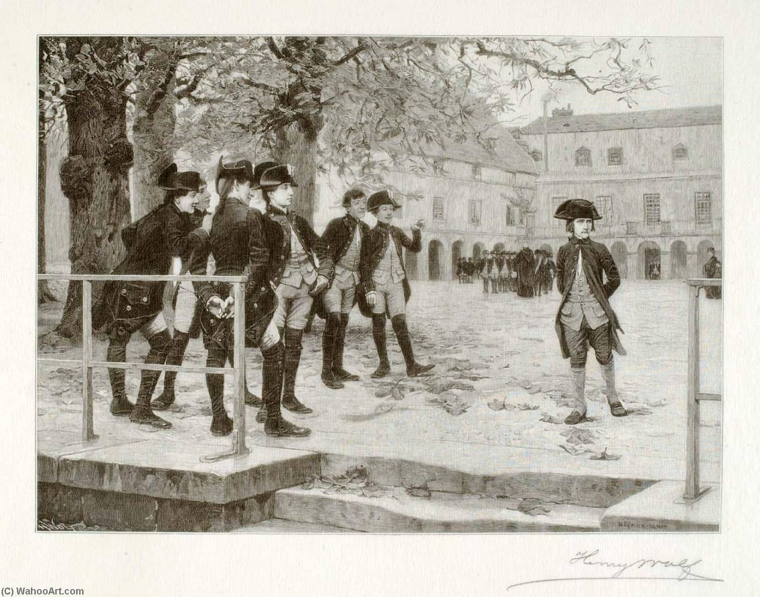 Bonaparte, The Novice, At The School Of Brienne — Henry Wolf