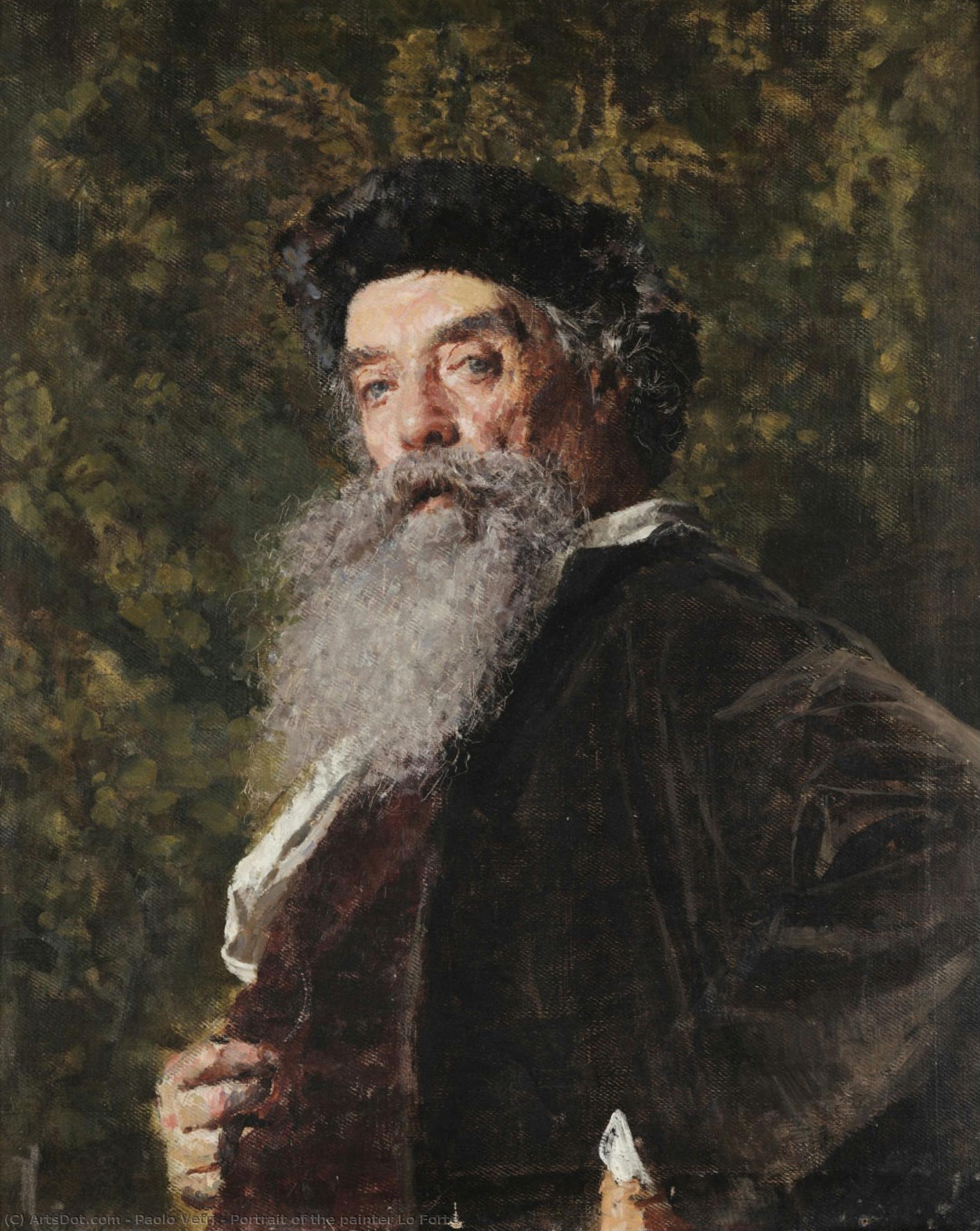 Portrait Of The Painter Lo Forte — Paolo Vetri