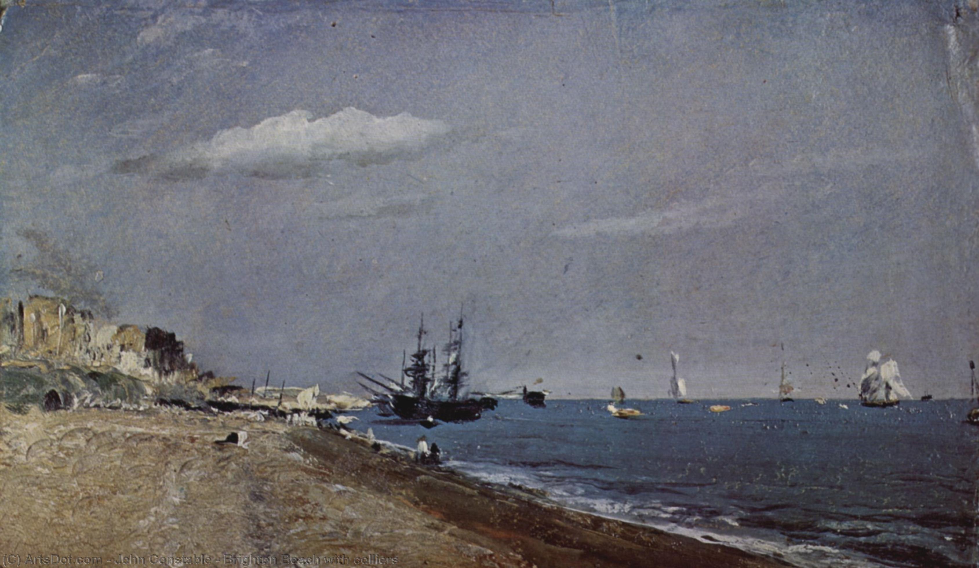 Brighton Beach With Colliers — Джон Констебл