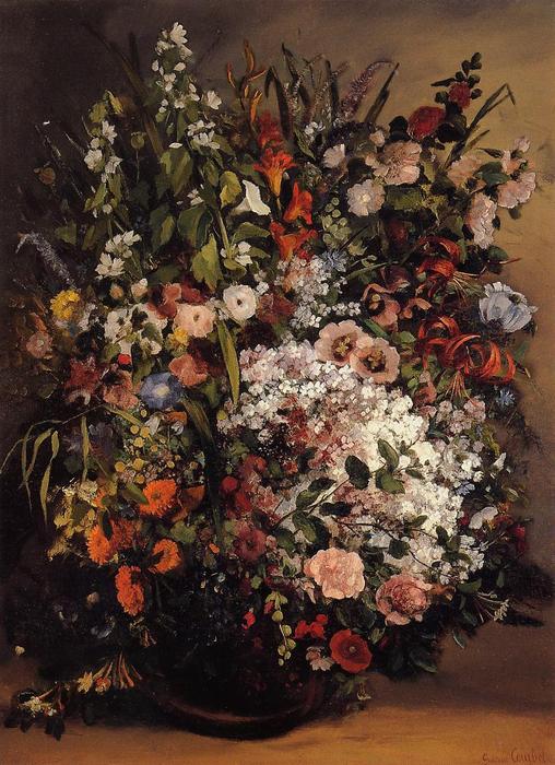 Bouquet De Flores — Gustave Courbet