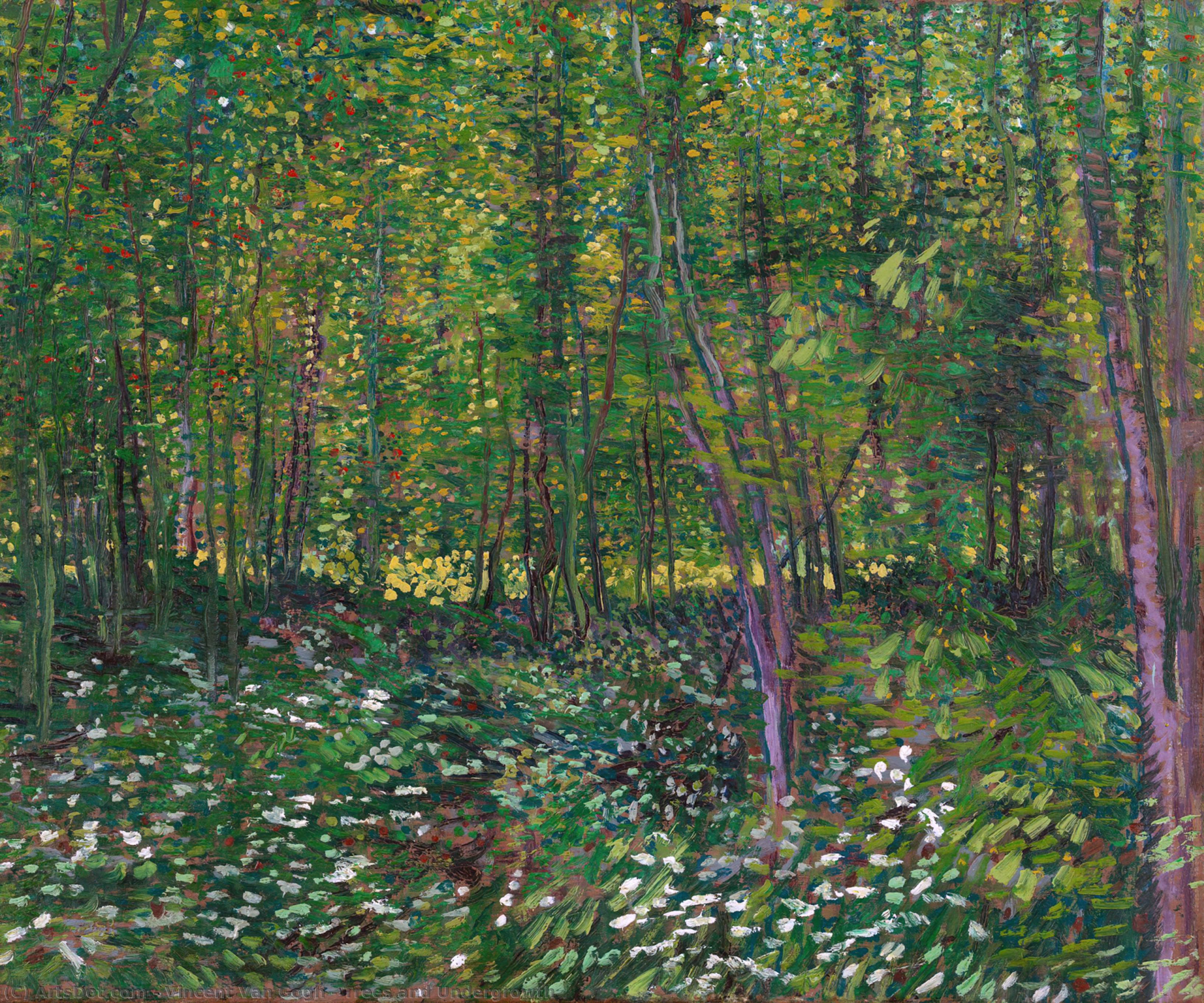 Trees And Undergrowth — Vincent Willem Van Gogh
