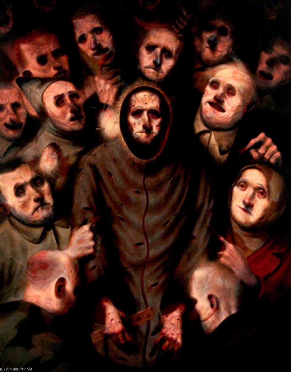 Enemy Of The People (polyptych, Left Panel) — Кен Карри