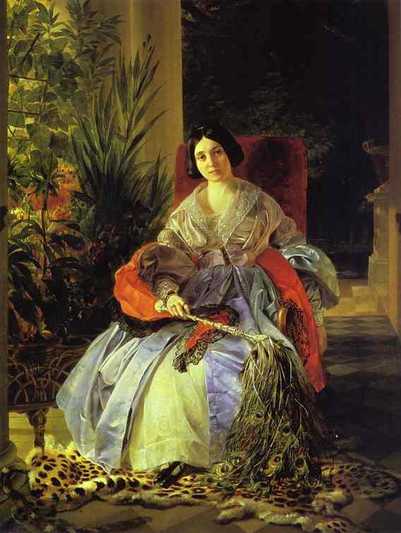 Portrait Of Princess Ye. P. Saltykova — Karl Pavlovich Bryullov