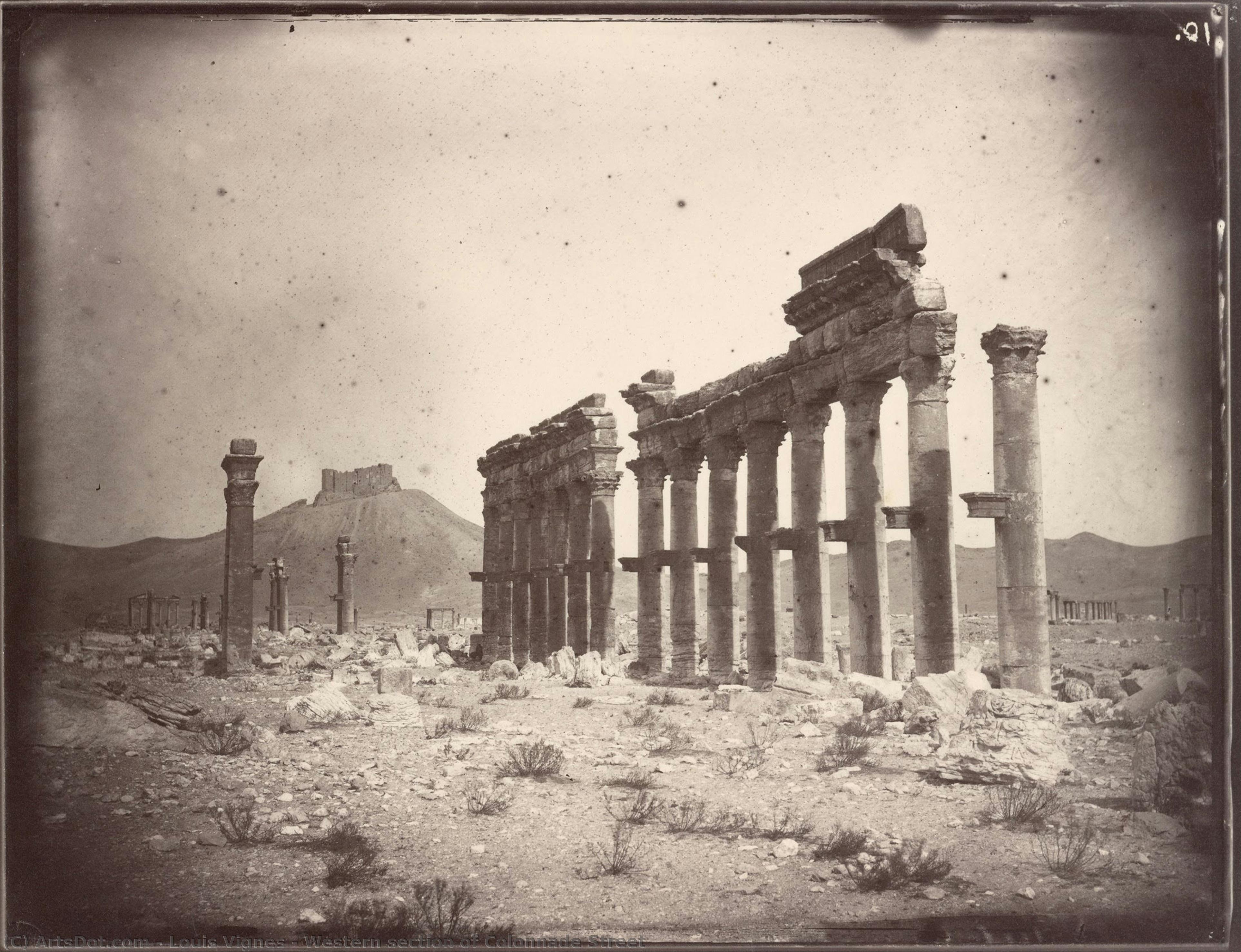 Western Section Of Colonnade Street — Louis Vignes
