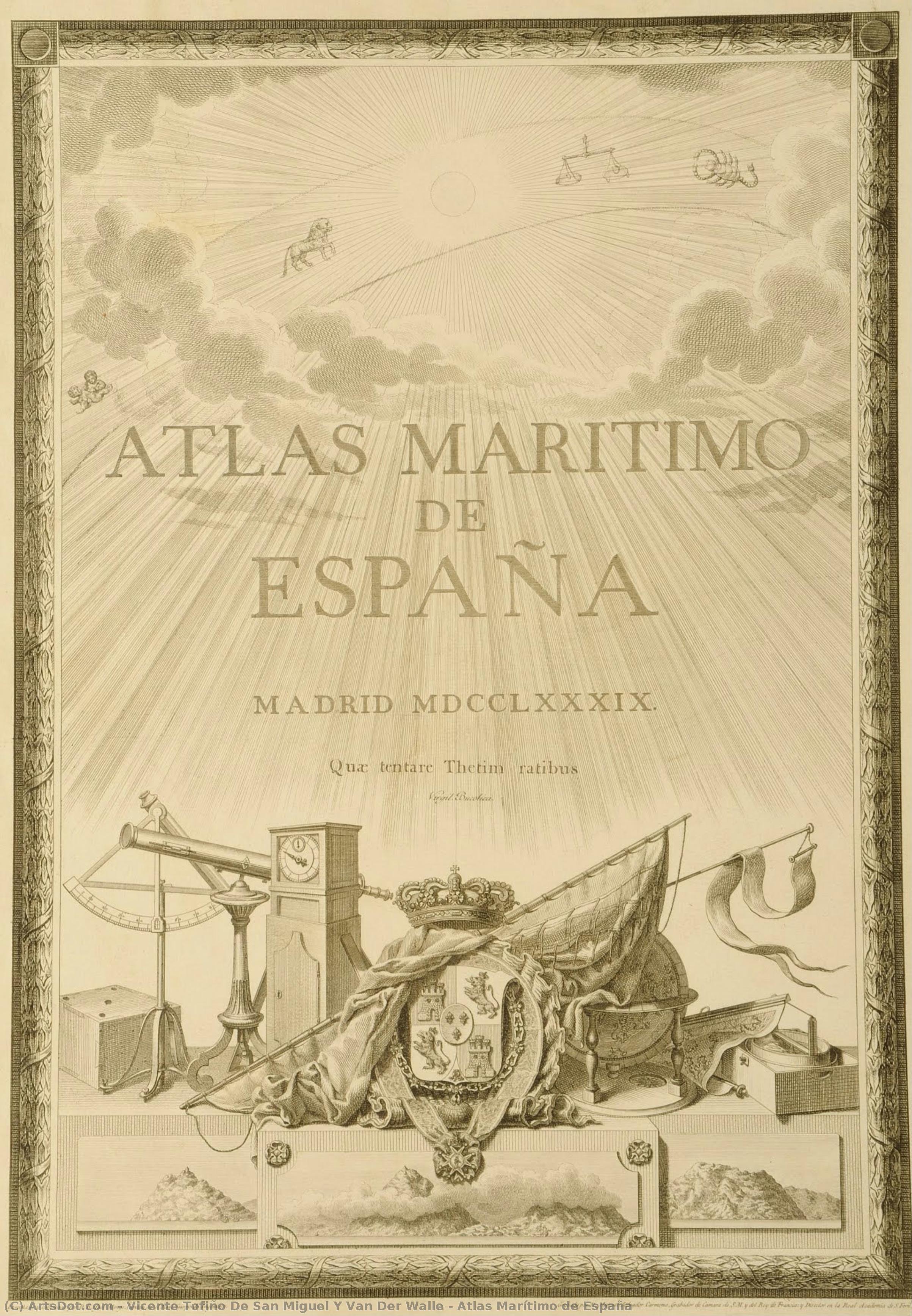 Atlas Marítimo De España — Vicente Tofiño De San Miguel Y Van Der Walle