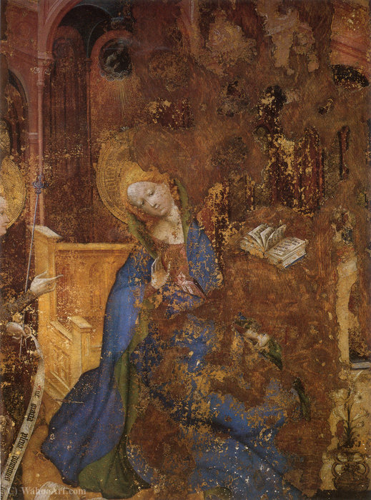 Marienkirche Dortmund, Marienaltar, Back Of The Left Panel — Konrad Von Soest