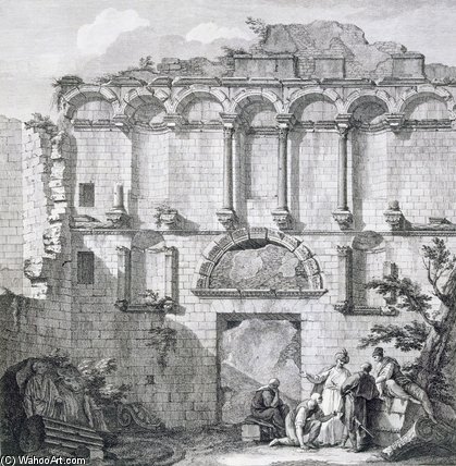 The Porta Aurea, From 'ruins Of The Palace Of — Robert Adam