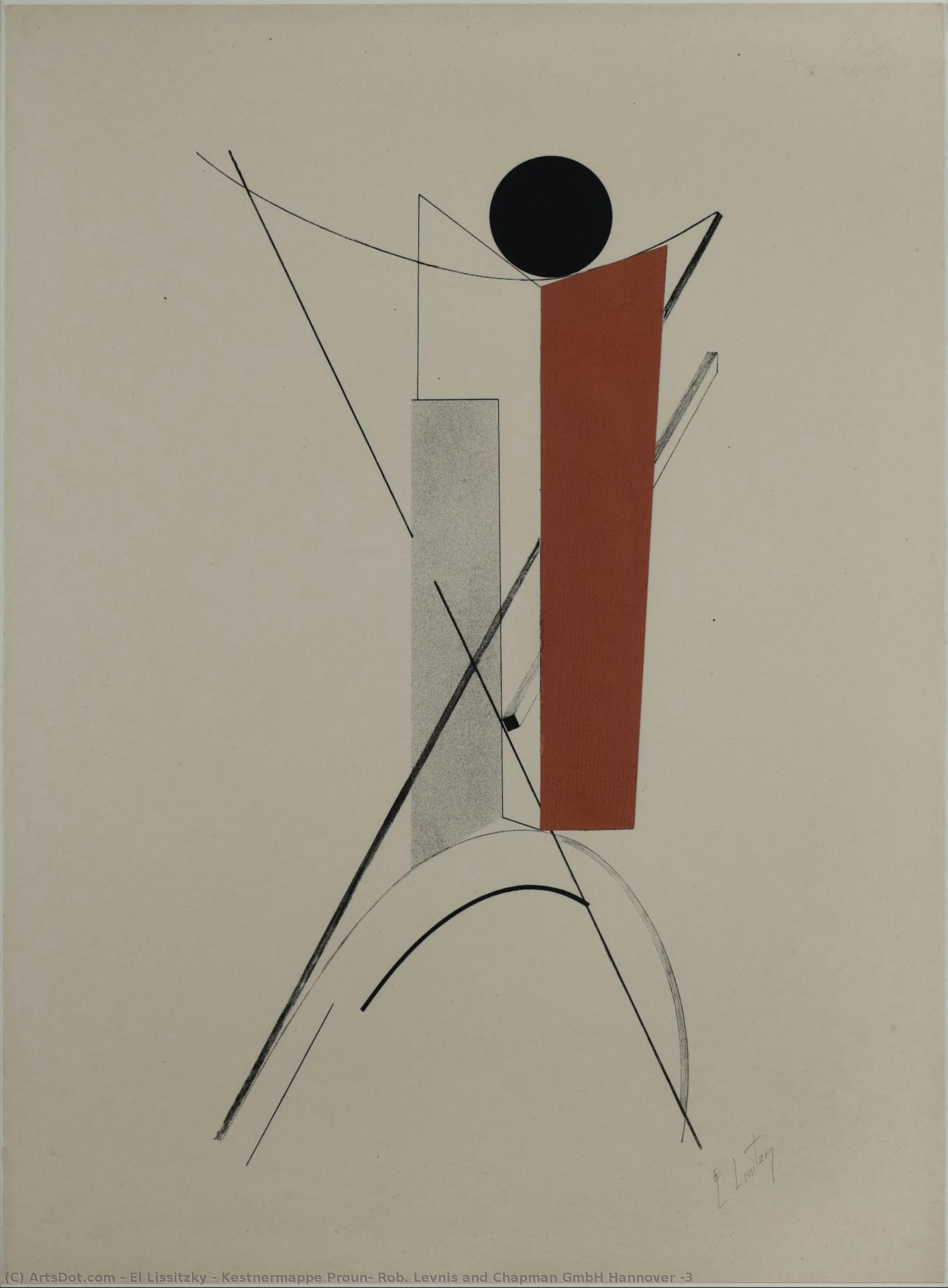 Kestnermappe Proun, Rob. Levnis Und Chapman Gmbh Hannover #3 — El Lissitzky