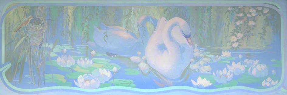 Bevy Of Swans (detail) (part 1 Of 8) — Anne Toms