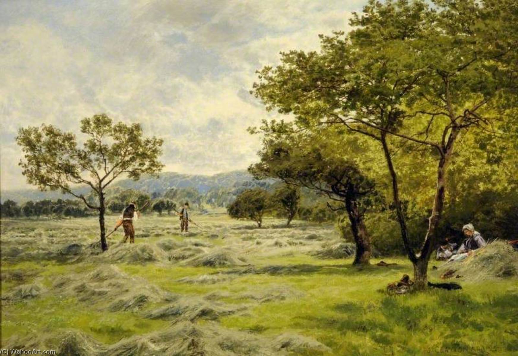 The Hayfield — John Clayton Adams