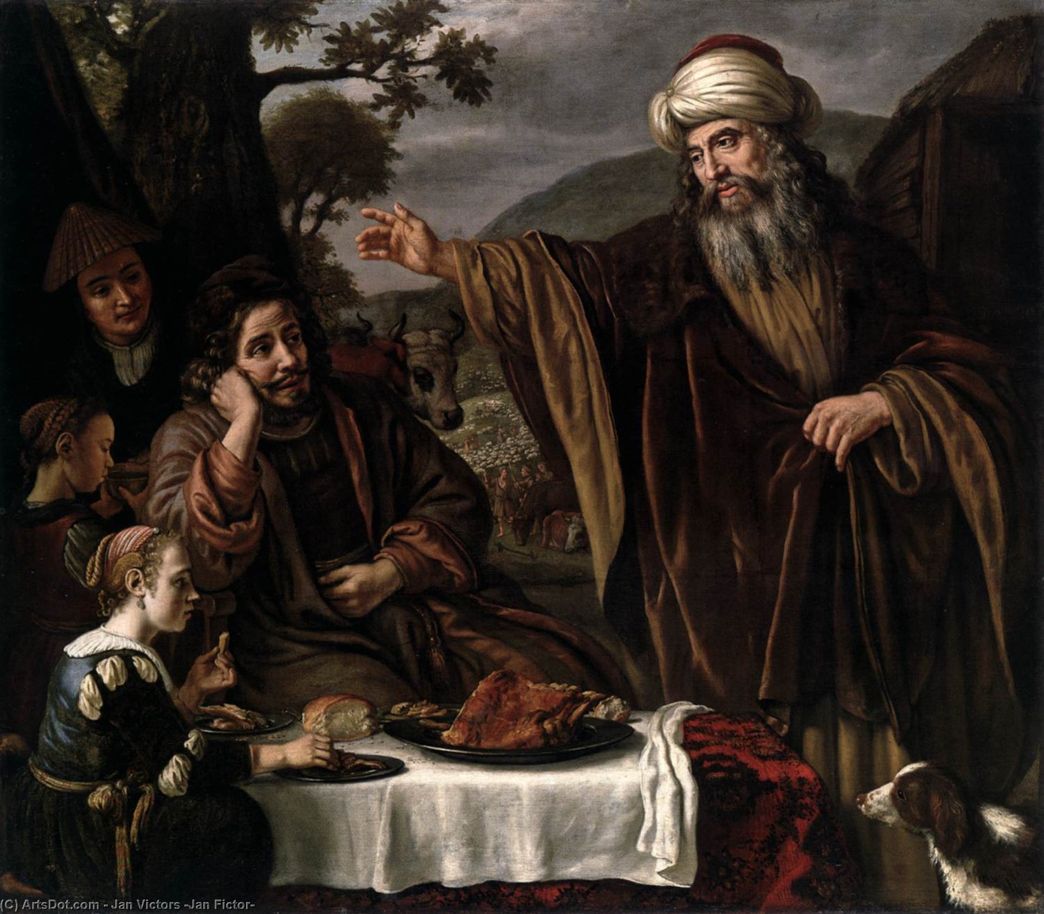 Abraham's Parting From The Family Of Lot — Jan Victors