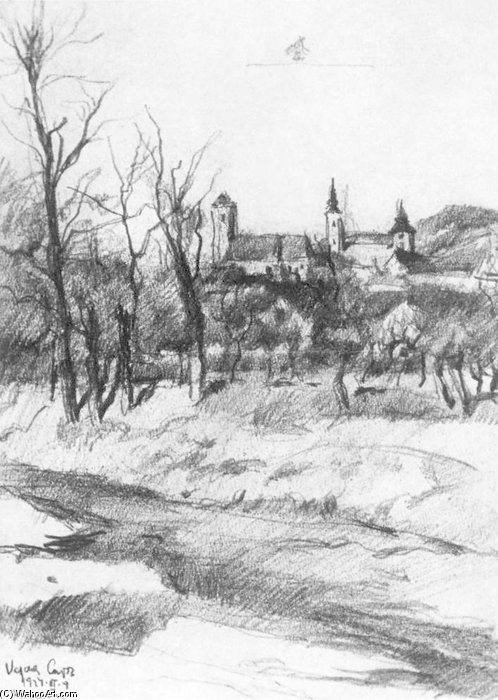 Churches At Szentendre — Lajos Vajda