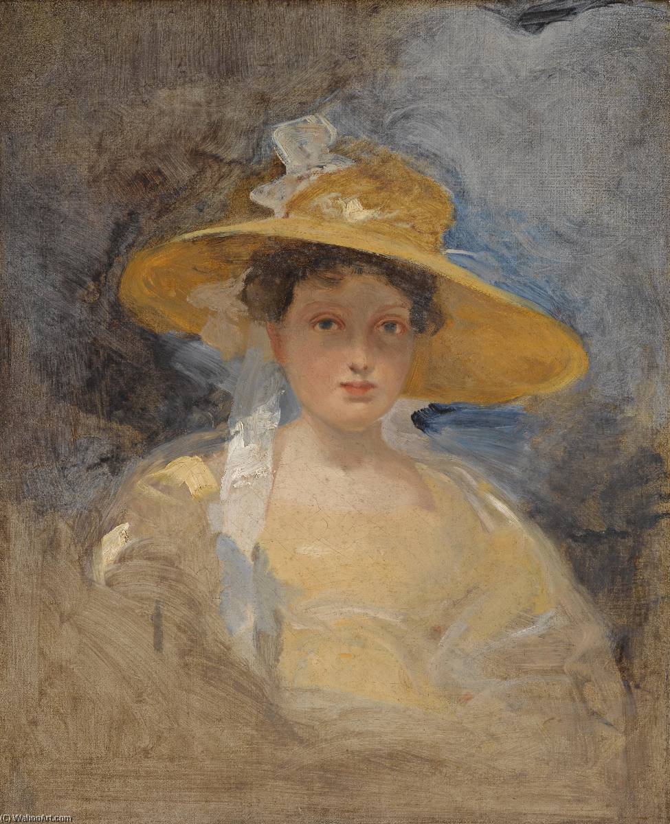 Portrait Of A Girl, Traditionally Identified As Princess Victoria, Later Queen Victoria — Sir Martin Archer Shee