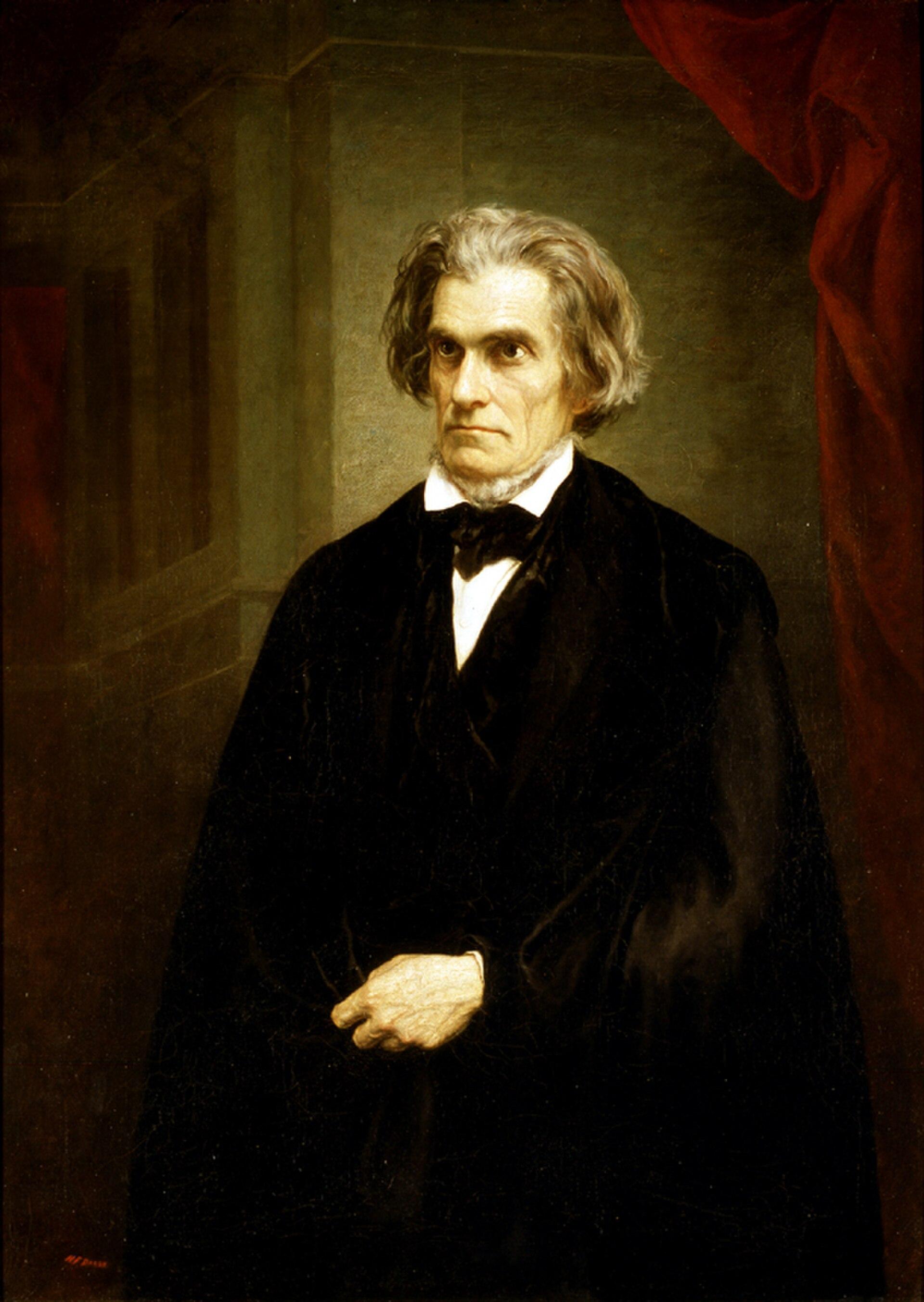 Portrait Of John C. Calhoun — Henry Stacy Marks
