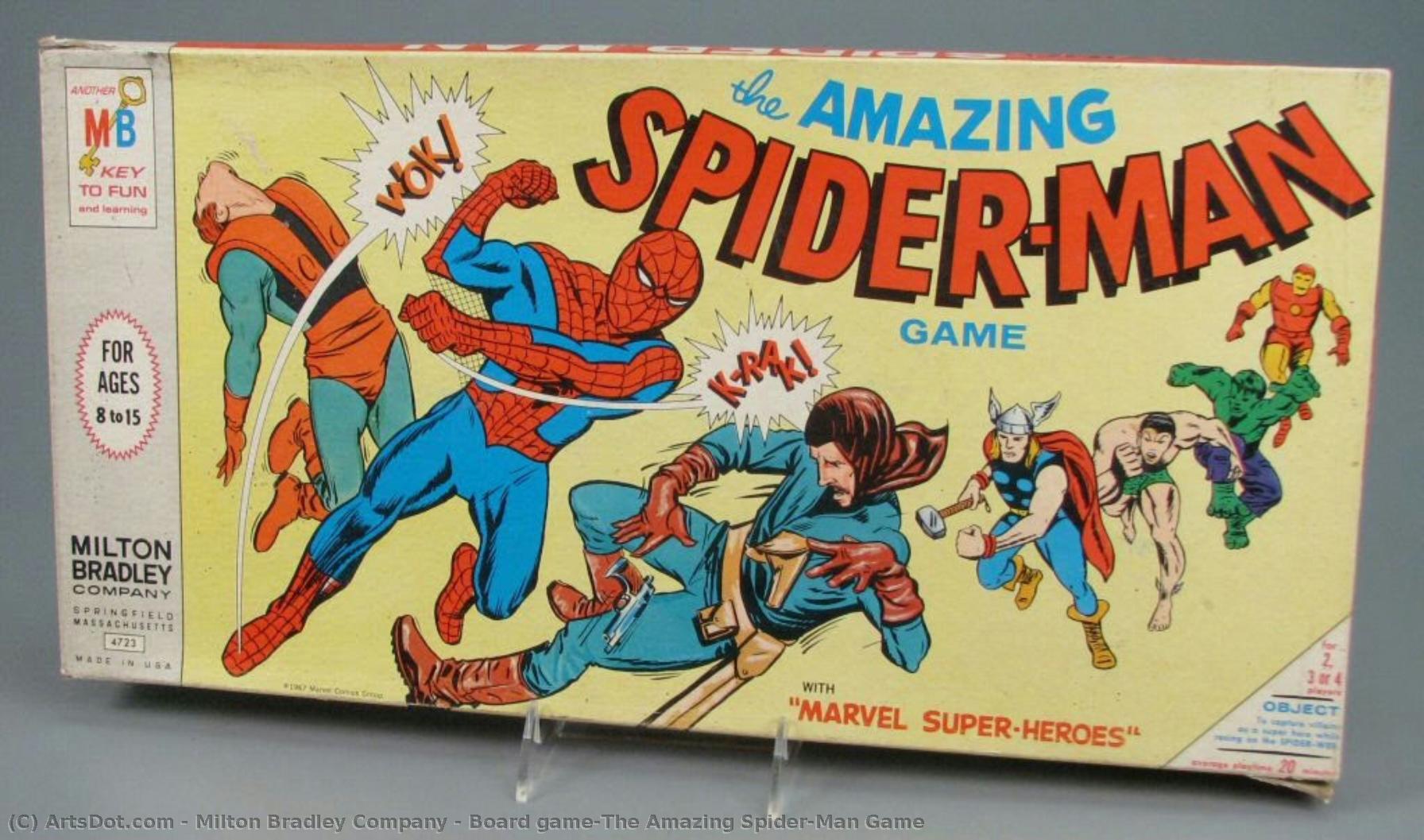 Board Game:the Amazing Spider-man Game — Milton Bradley Company
