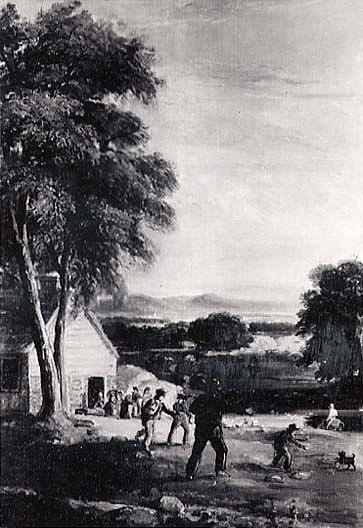 School Let Out, (painting) — Asher Brown Durand