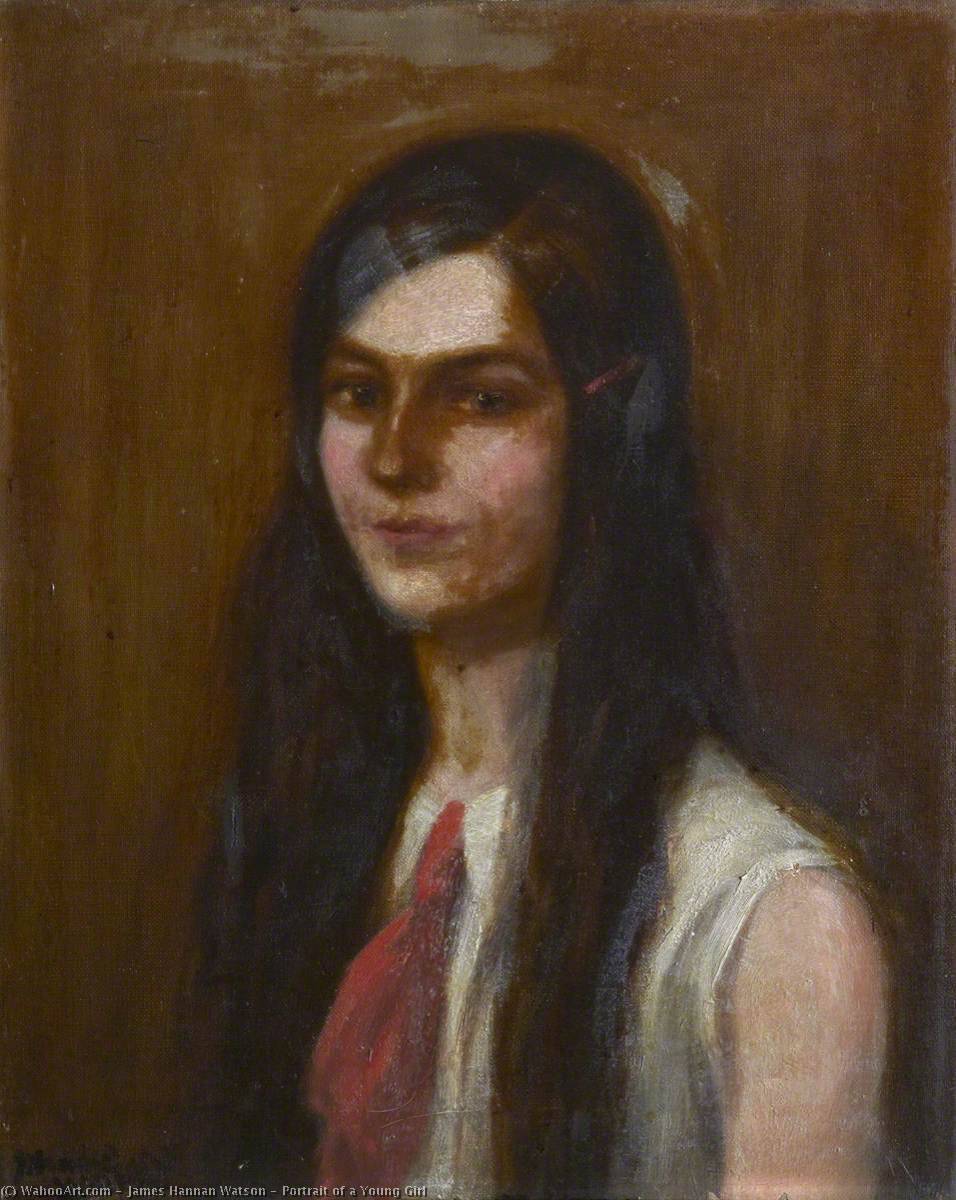 Portrait Of A Young Girl — James Hannan Watson