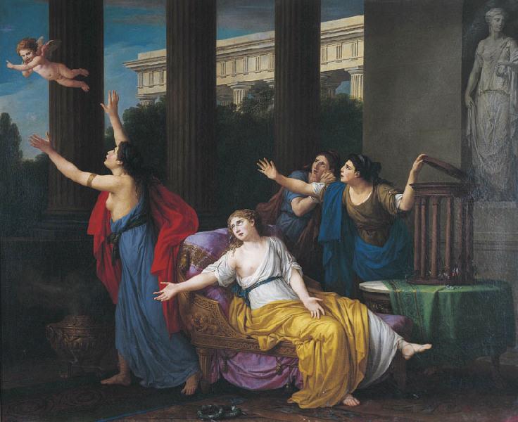 L'amour Fuyant L'esclavage — Joseph Marie Vien
