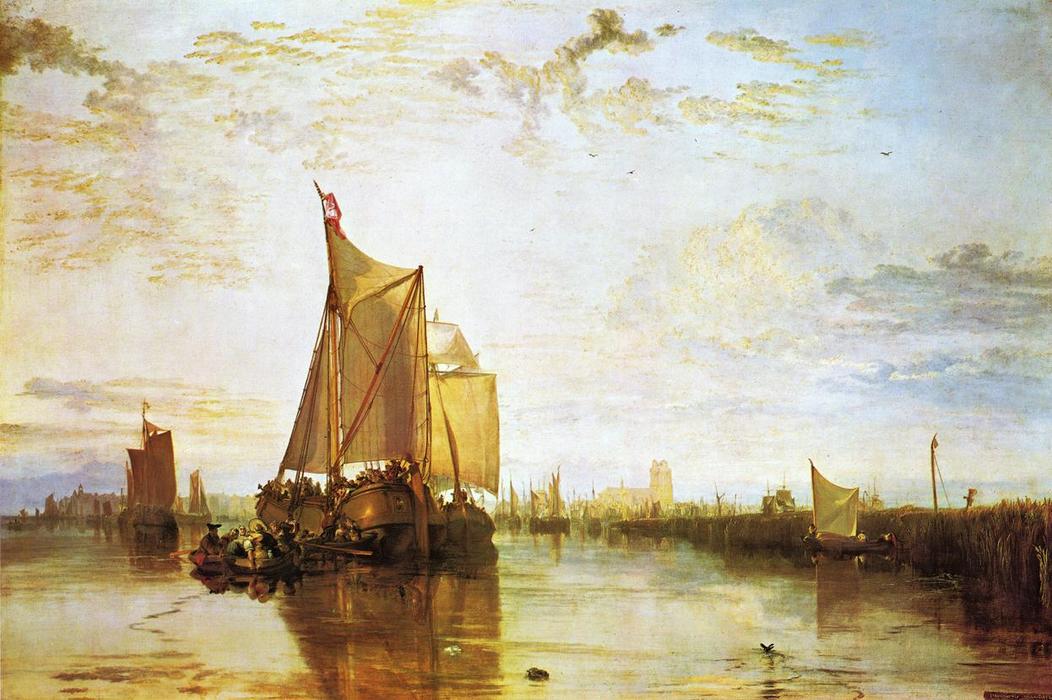 Dort, The Dort Packet Boat From Rotterdam Bacalmed — Joseph Mallord William Turner