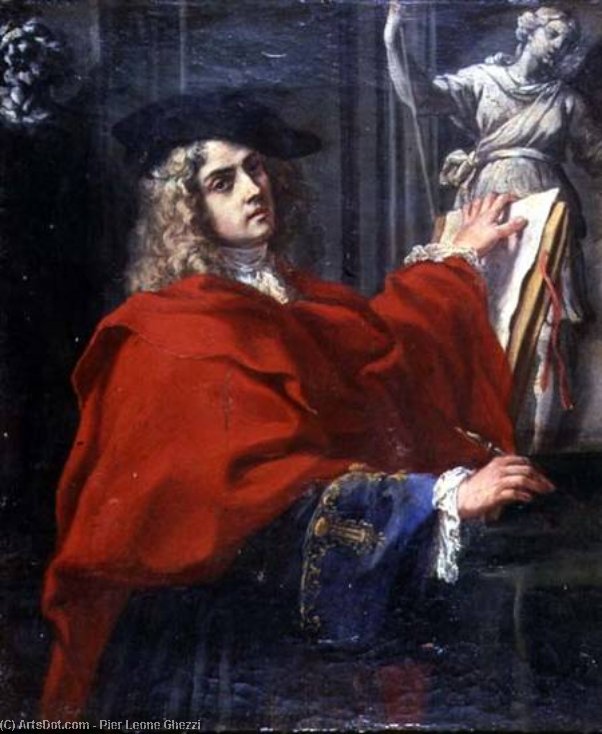Self Portrait, — Pier Leone Ghezzi