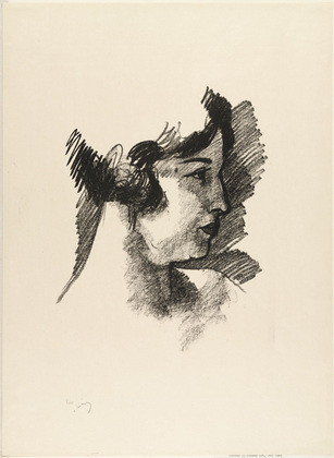 Head Of A Woman In Profile From The Portfolio Metamorphoses 1 — André Derain