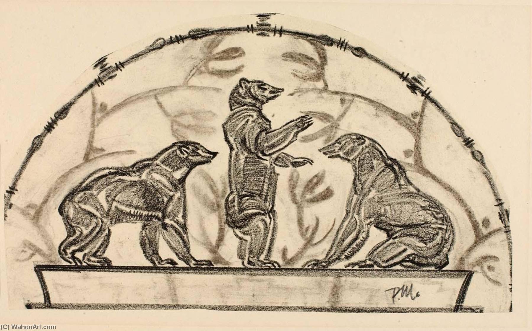 Detail Of Paul J. Rainey Memorial Gateway — Paul Manship