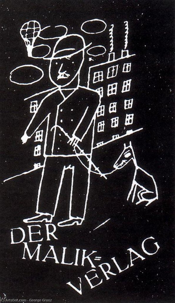Signet For The Malik Press — George Grosz