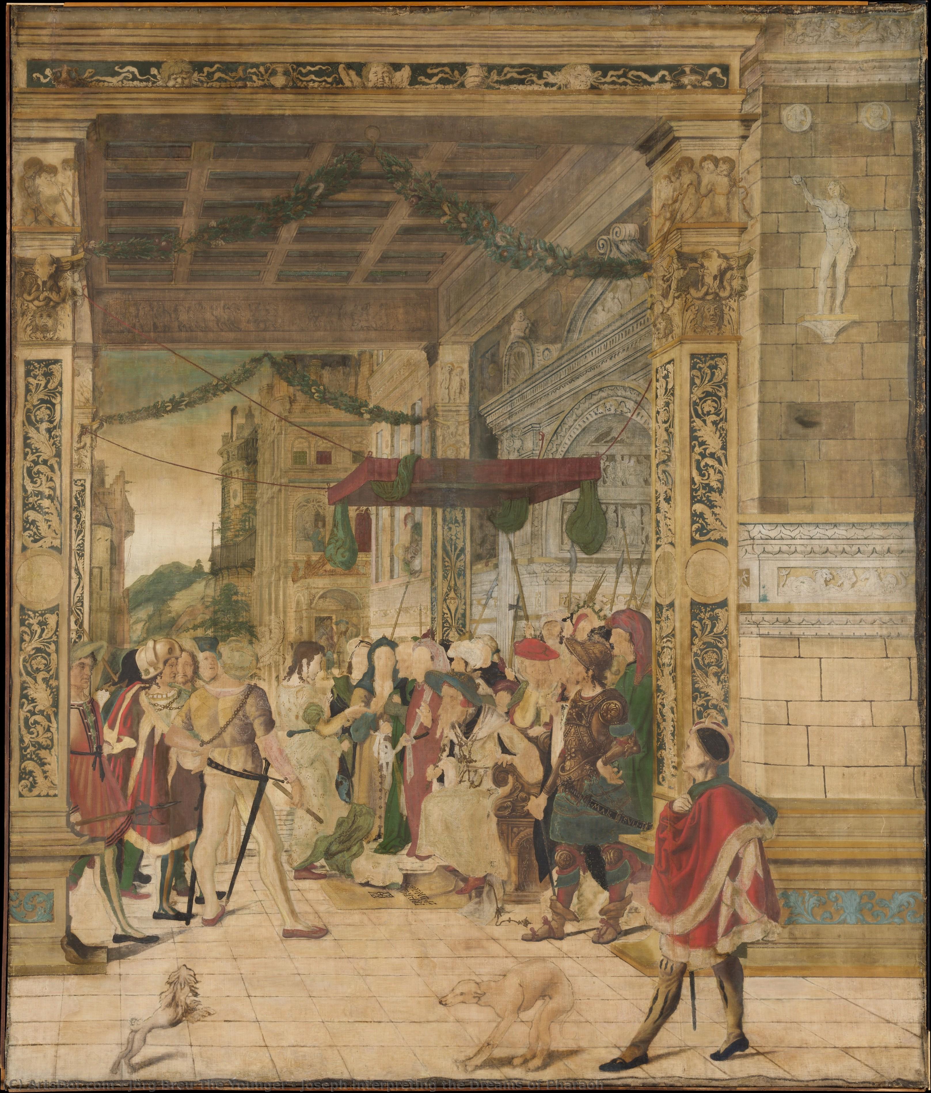 Joseph Interpreting The Dreams Of Pharaoh — Jörg Breu The Younger