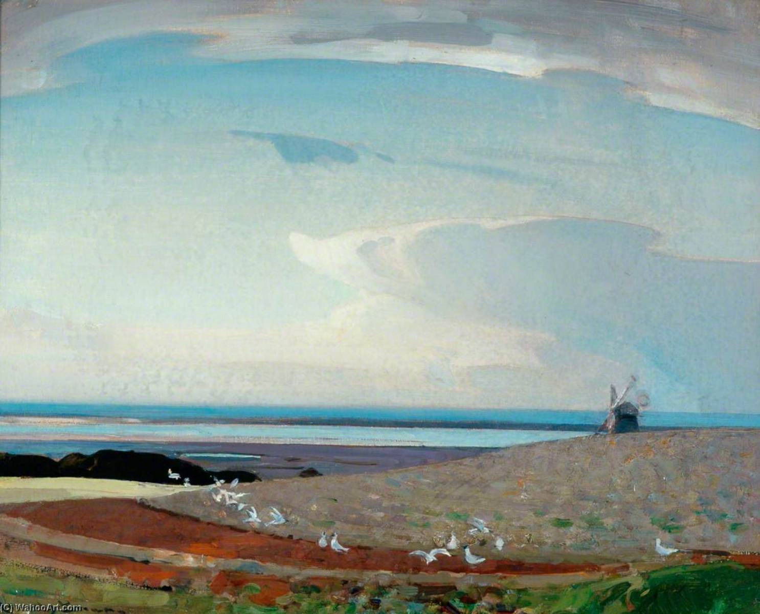 The Line Of The Plough — Sir John Alfred Arnesby Brown