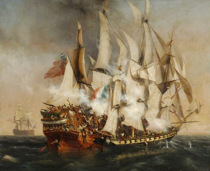 Combat Naval — Эмброаз Луи Гарнерей
