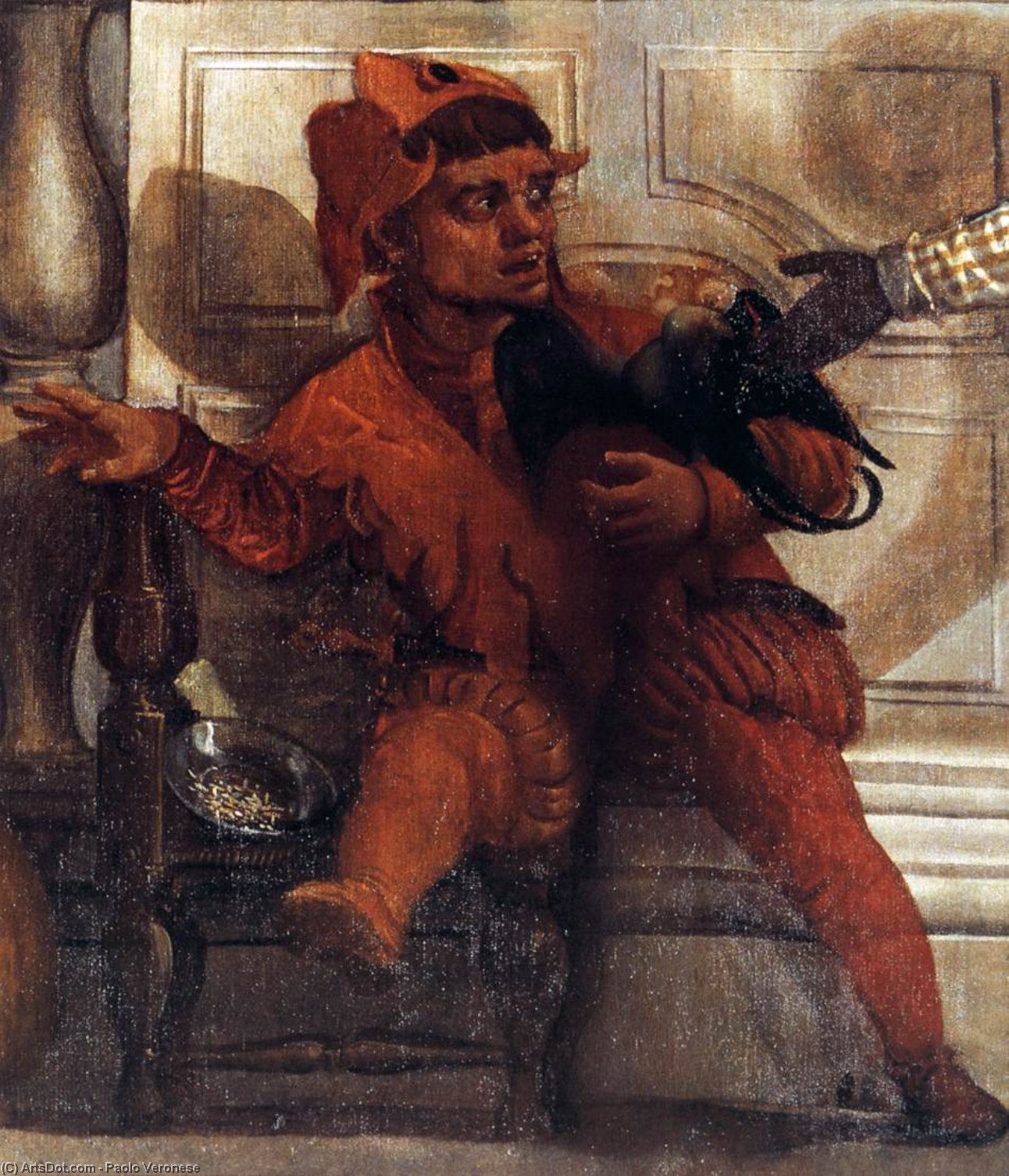 Feast In The House Of Levi (detail) (12) — Paolo Veronese