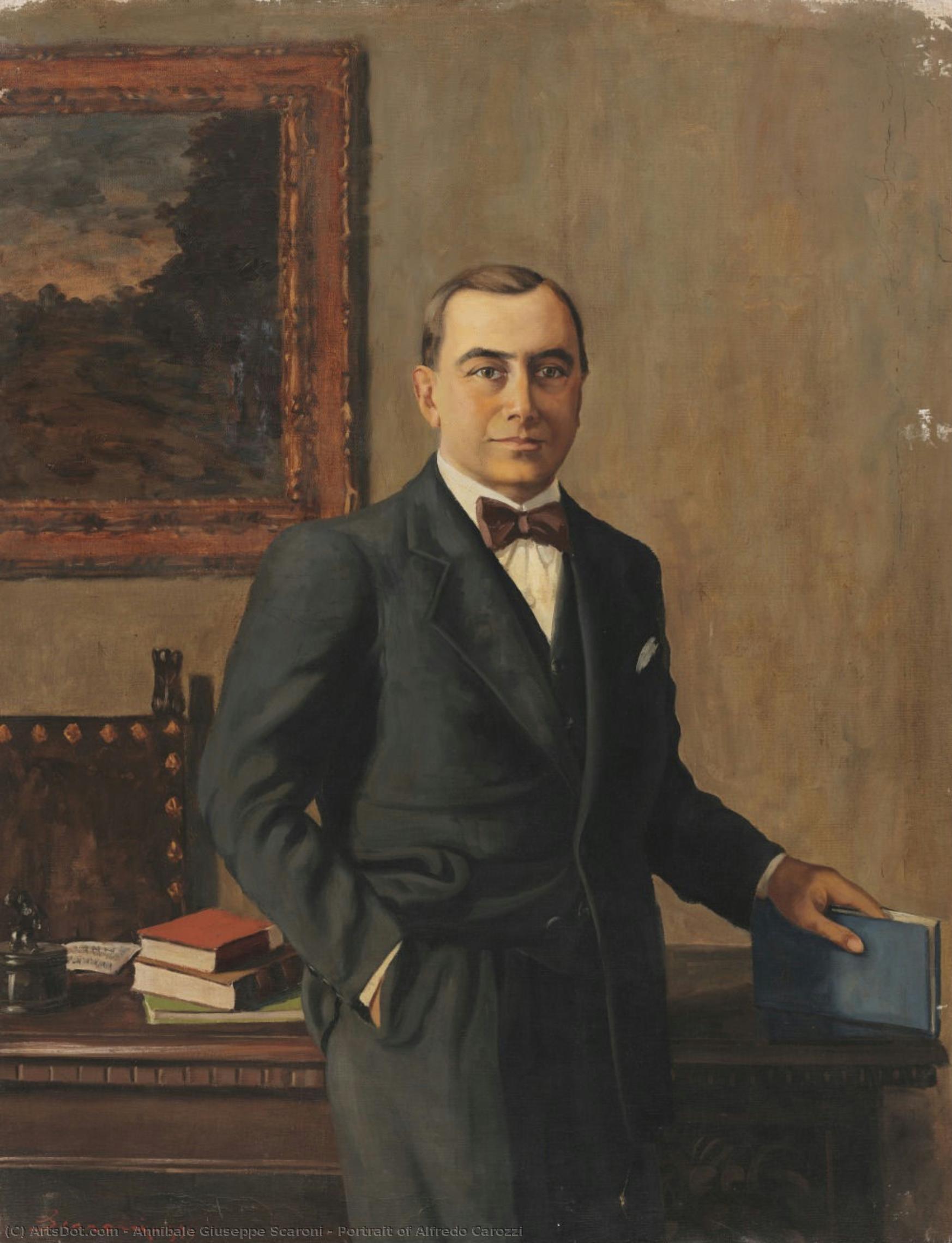 Portrait Of Alfredo Carozzi — Annibale Giuseppe Scaroni