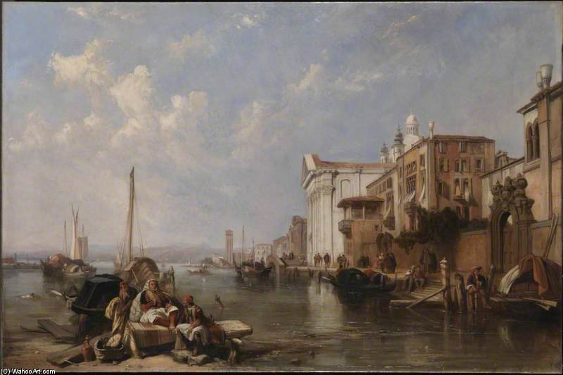 The Canal Of The Guidecca, And The Church Of The Gesuati, Venice — Clarkson Frederick Stanfield