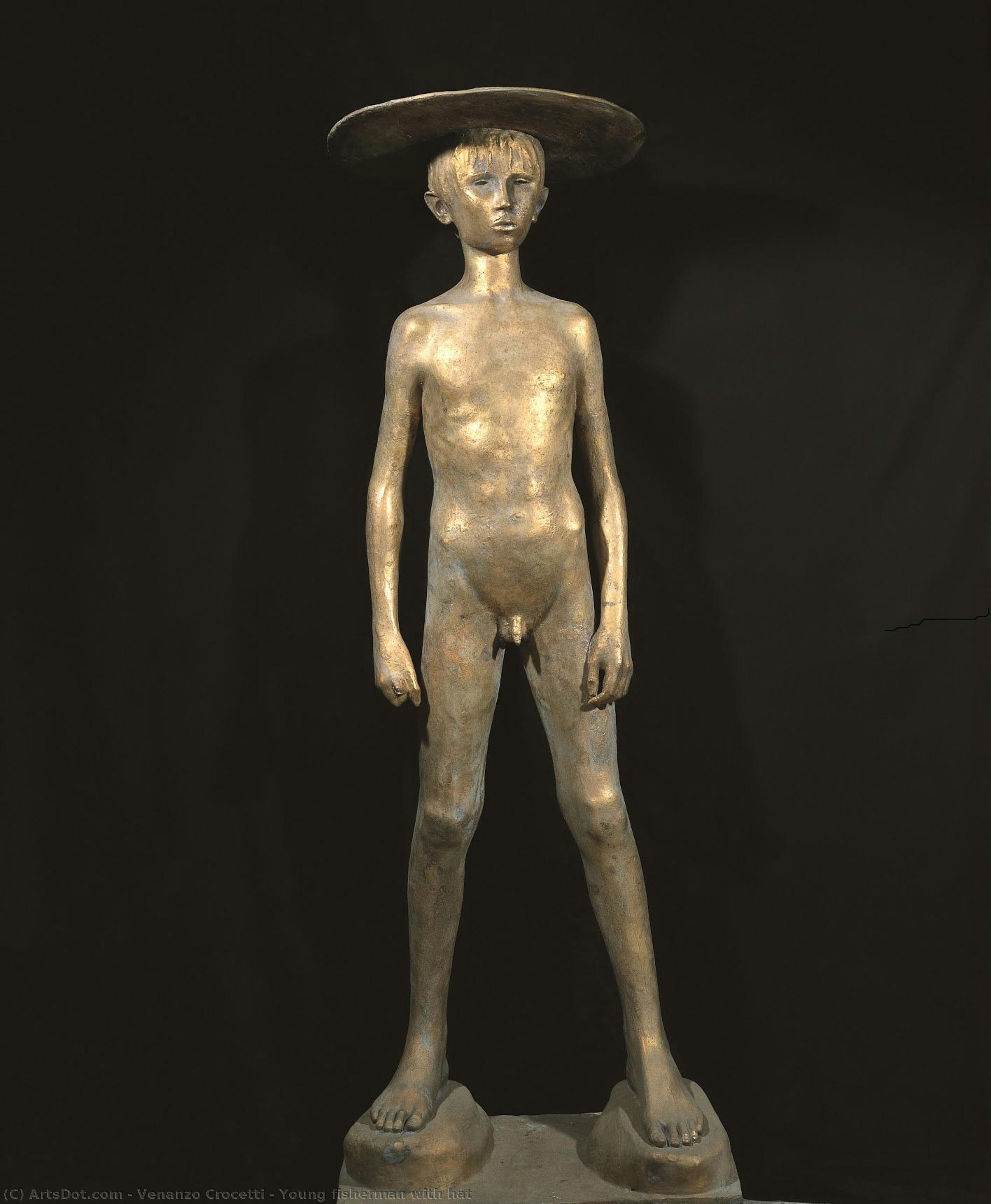 Young Fisherman With Hat — ヴェナンツォ・クロチェッティ