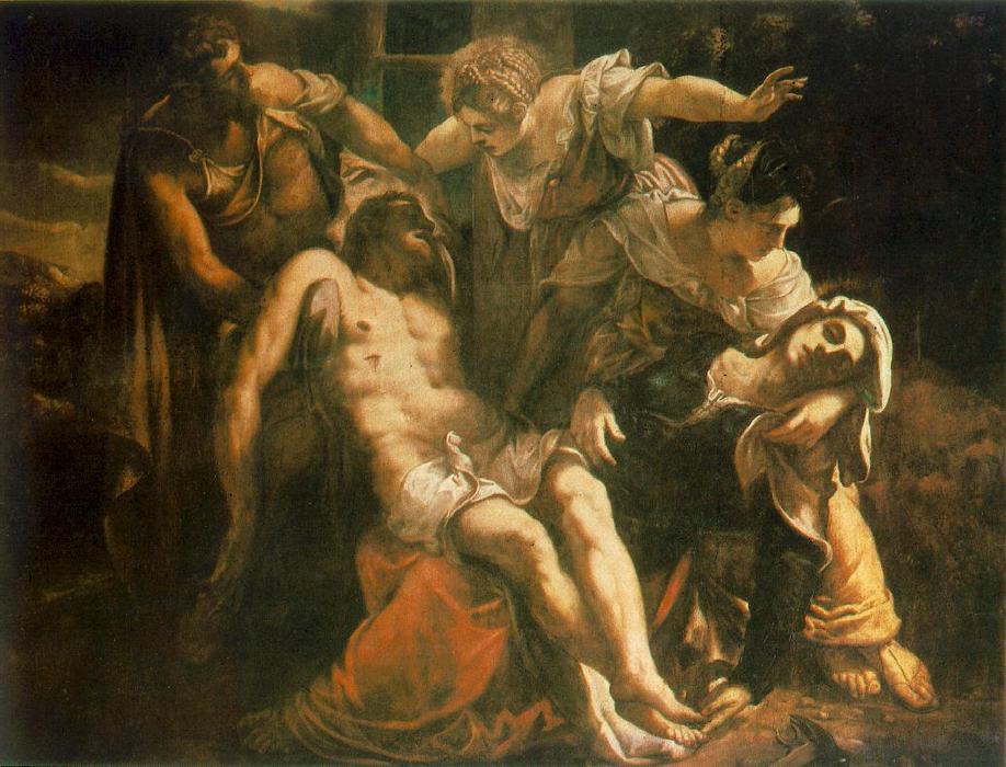 Descent From The Cross — Тинторетто