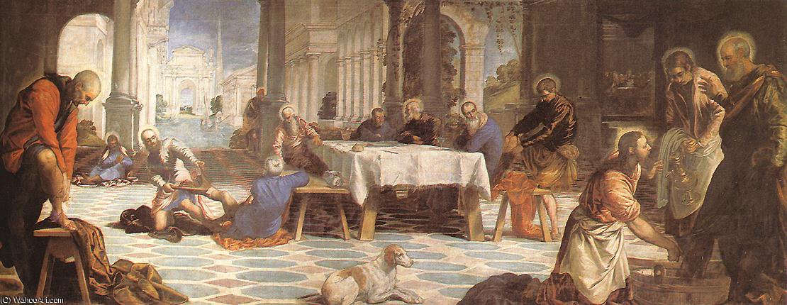 Christ Washing The Feet Of His Disciples — Tintoreto