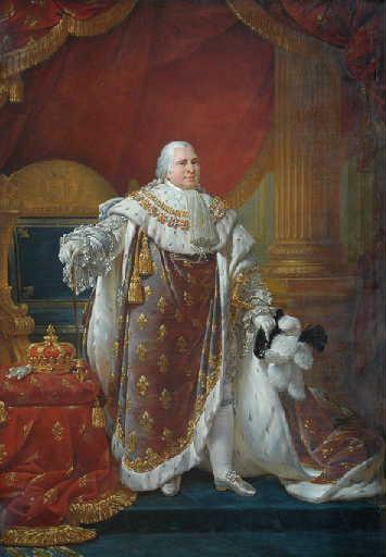Louis Xviii En Costume De Sacre — Antoine-jean Gros (baron Gros)