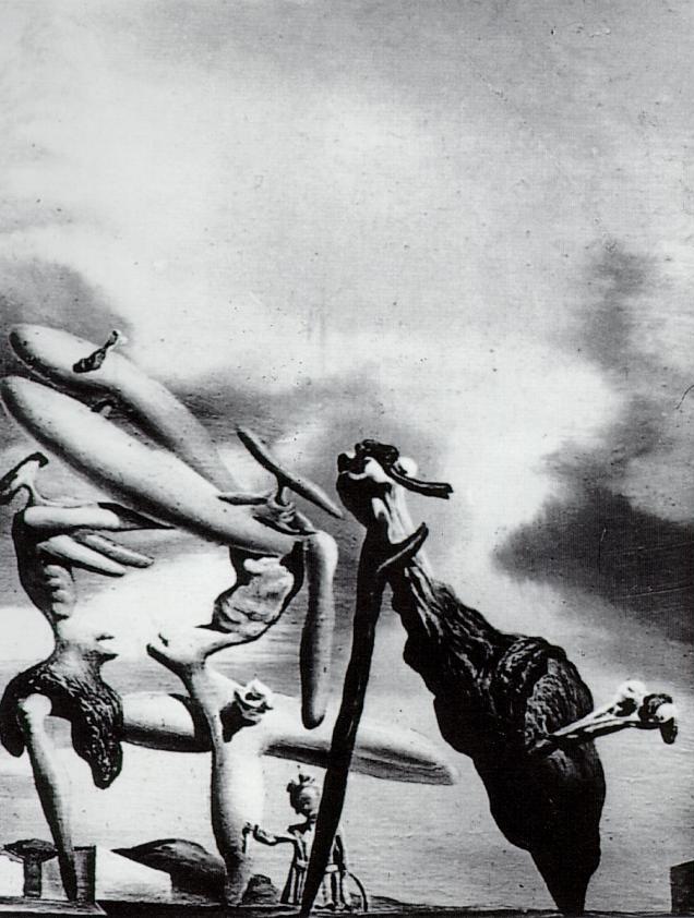 Cannibalism Of The Praying Mantis Of Lautreamont, 1934 — Salvador Dalí