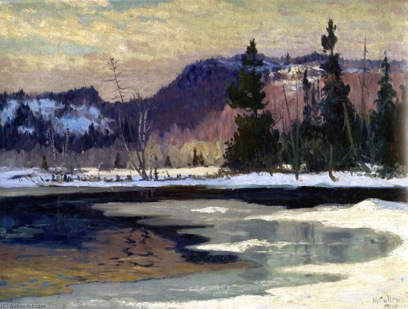 March On The Cache River — Maurice Cullen