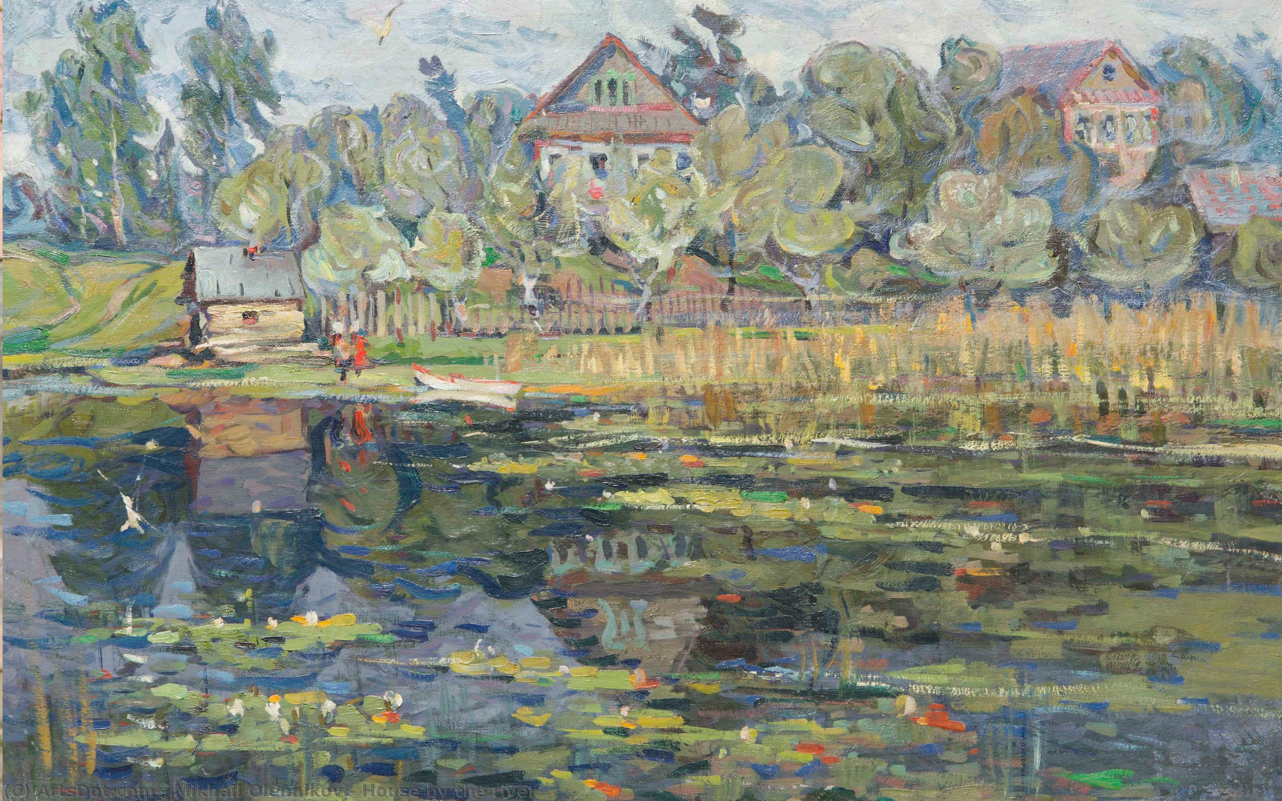 House By The River — Mikhail Zinovievich Olennikov