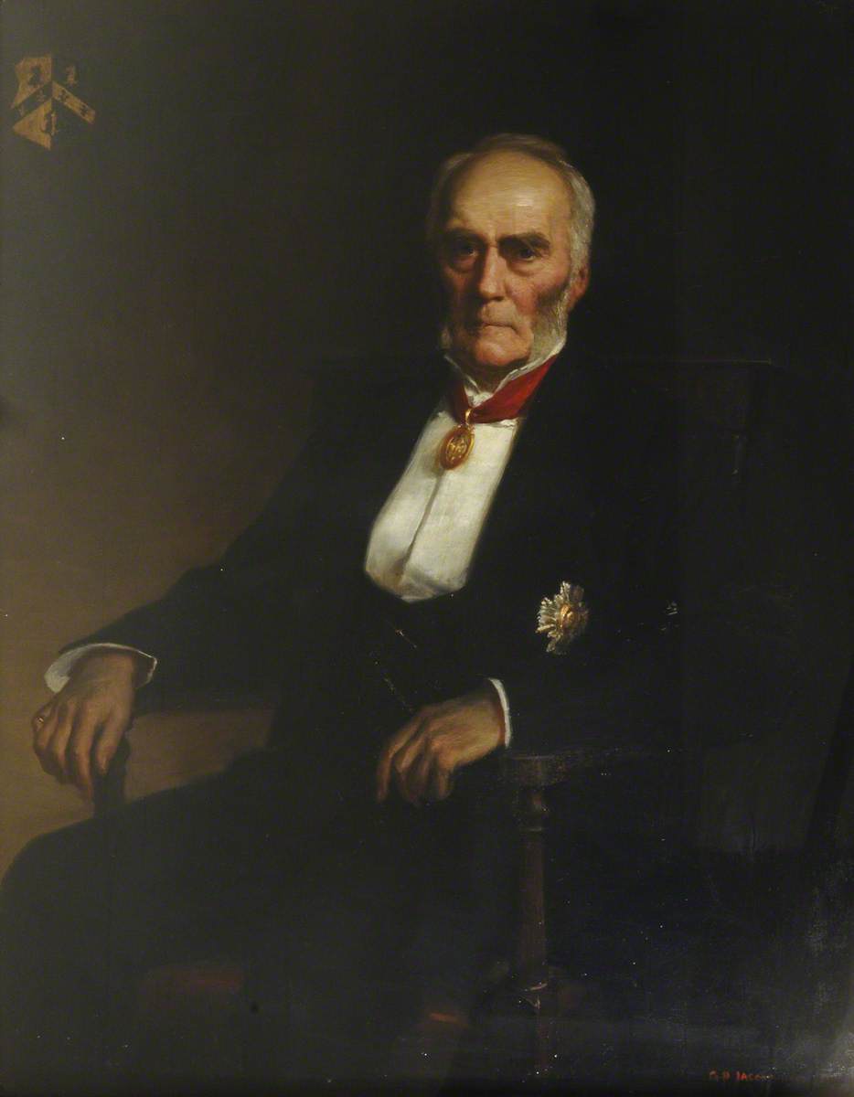 Ralph Robert Wheeler (1819–1905), Lord Lingen — George Percy Jacomb Hood