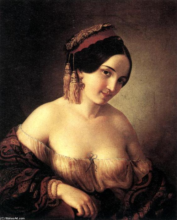 Portrait Of A Woman — Jakab Marastoni (giacomo Antonio Marastoni)