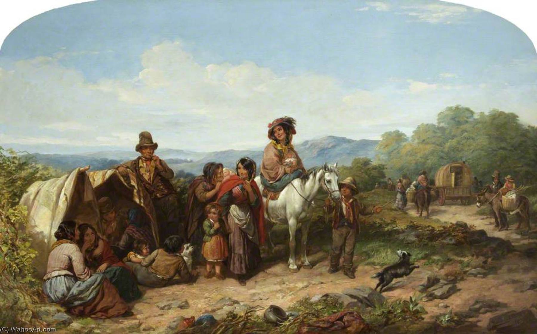The Breaking Up Of The Camp — James Curnock
