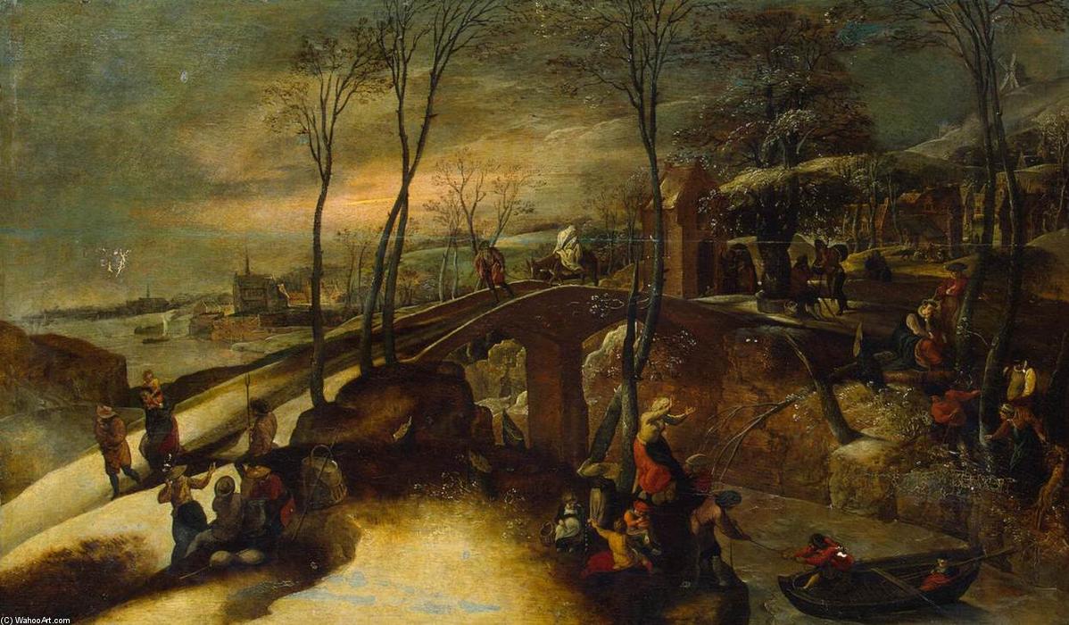 Landscape With The Flight Into Egypt — Gillis Mostaert