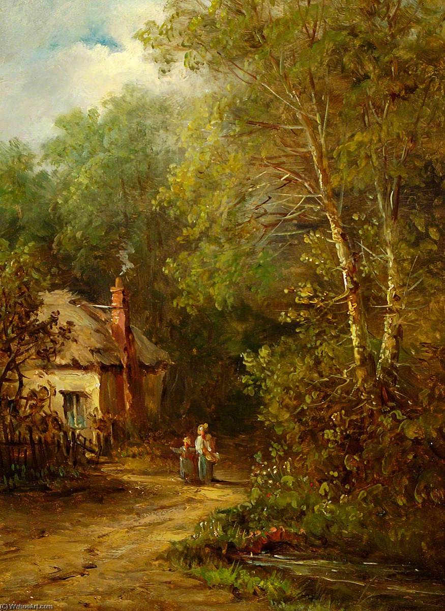 Lane And Cottage — John Moore Of Ipswich