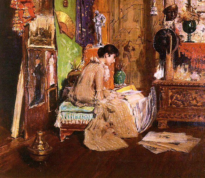 In The Studio Corner — William Merritt Chase